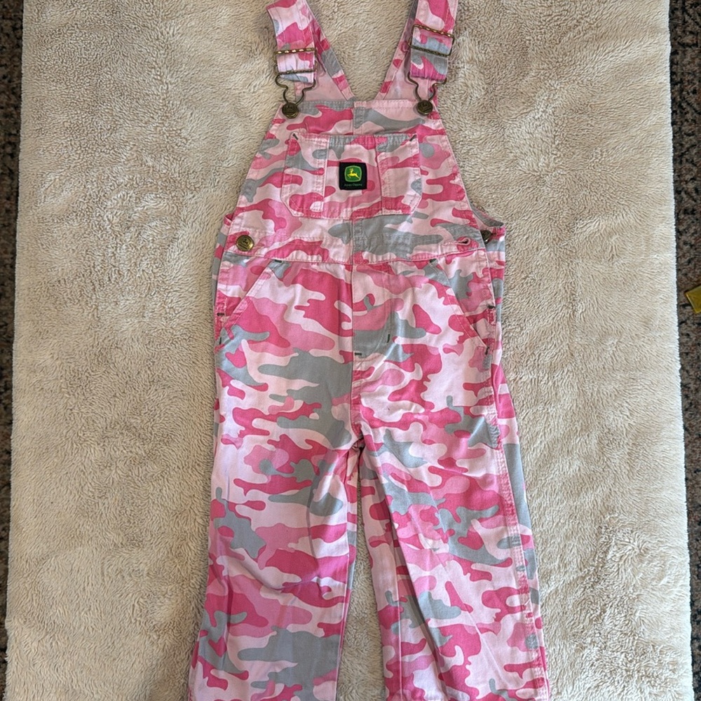 Pink camo John Deere Overalls